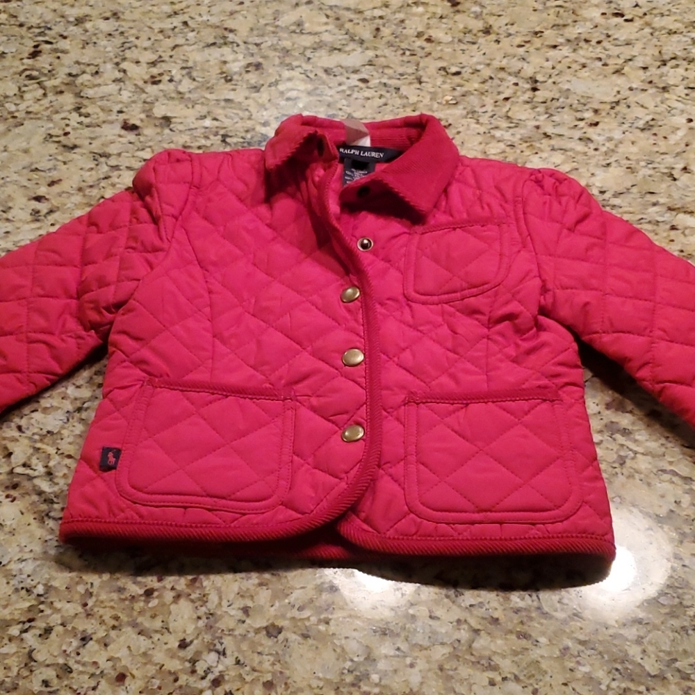 Ralph Lauren Girls red coat